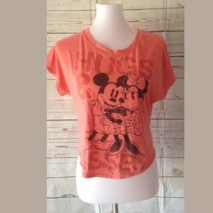 DISNEY Mickey Minnie Hugs and Kisses Top